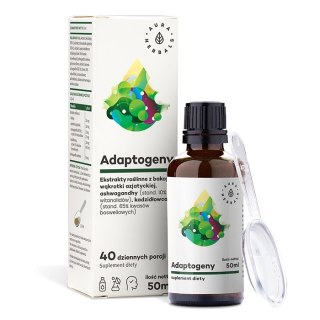 Aura Herbals Adaptogeny - 100% naturalne ekstrakty roślinne 50 ml