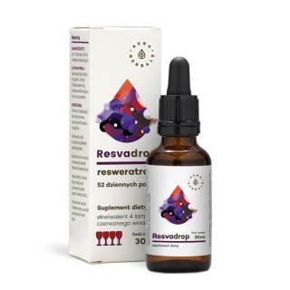 Aura Herbals Resvadrop Resweratrol 30 ml w kroplach