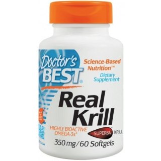 Doctor's Best Real Krill olej z kryla 350mg - 60 kapsułek miękkich