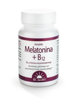 Dr. Jacob's Melatonina i B12 60 tabletek