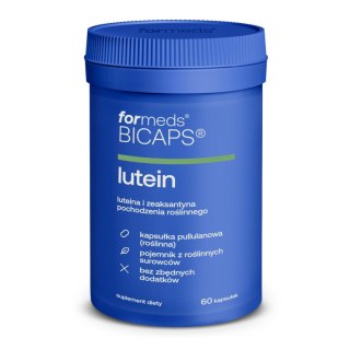 ForMeds Bicaps Lutein Luteina + Zeaksantyna 60 kapsułek wegańskich