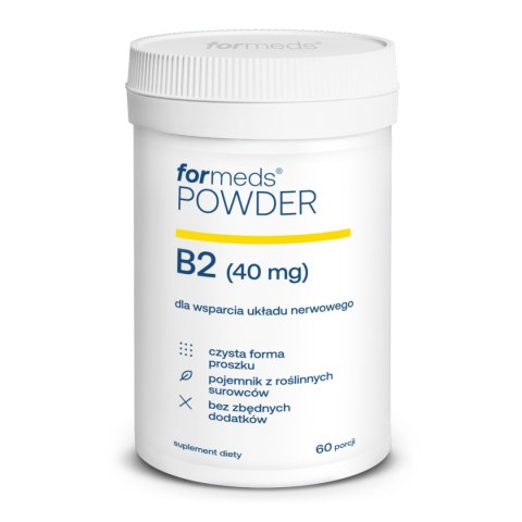 ForMeds Powder B2 Witamina B2 Ryboflawina 60 porcji