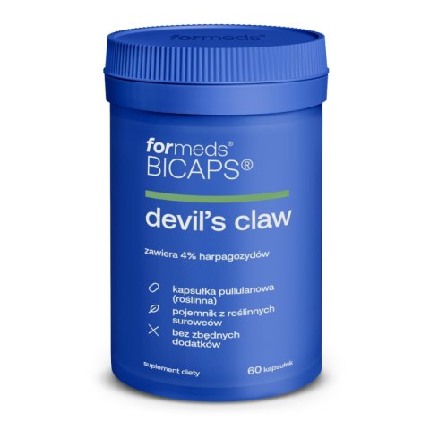 Formeds Bicaps Devil's Claw - Czarci Pazur 60 kapsułek wegańskich