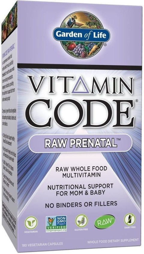 Garden Of Life Witamin Code RAW Prenatal 90 kapsułek wegańskich