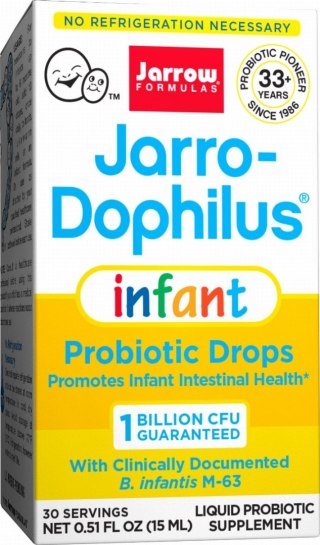 Jarrow Formulas Jarro-Dophilus Infant Probiotic (Probiotyk dla niemowląt) 15 ml w kroplach