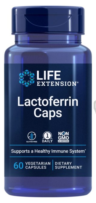 Life Extension Lactoferinn (Laktoferyna) 300 mg 60 kapsułek