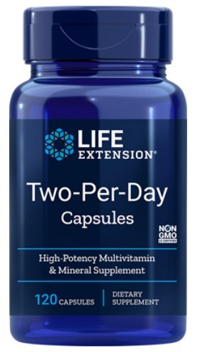 Life Extension Two-Per-Day preparat multiwitaminowy 120 kapsułek