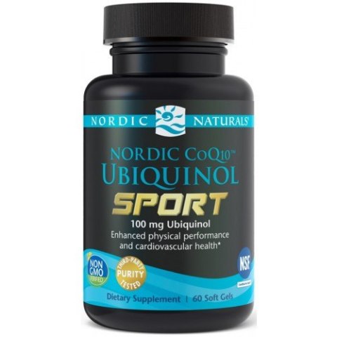 Nordic Naturals Koenzym Q10 Ubiquinol Sport 100mg 60 kapsułek