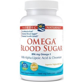 Nordic Naturals Omega 3 Blood Sugar 60 kapsułek miękkich