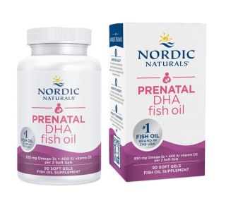 Nordic Naturals Prenatal DHA z witaminą D3 90 miękkich kapsułek bez smaku