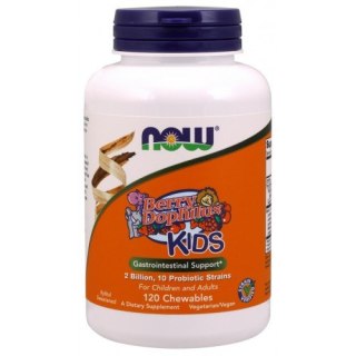 Now Foods BerryDophilus Kids probiotyki dla dzieci 120 tabletek do ssania