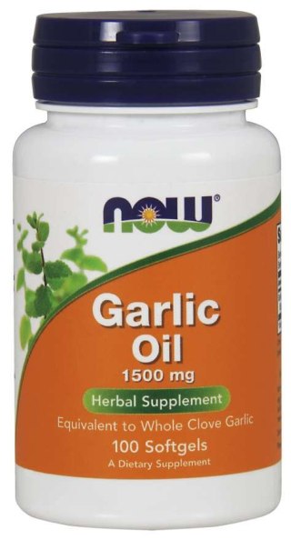 Now Foods Garlic Oil 1500mg (bezwonny olej z czosnku) 100 miękkich kapsułek