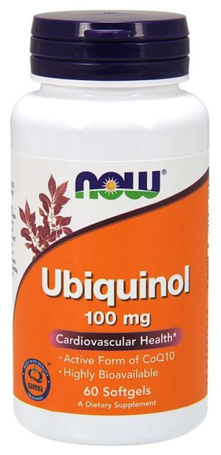 Now Foods Ubiquinol Koenzym Q10 100 mg 60 kapsułek