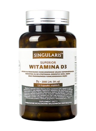 Singularis Superior Witamina D3 2000 iu 120 kapsułek miękkich