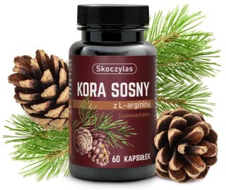 Skoczylas Kora sosny z L-argininą 60 kapsułek