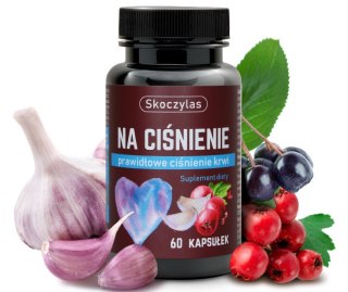 Skoczylas Na ciśnienie (Aronia, Głóg, Czosnek) 60 kapsułek