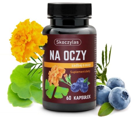 Skoczylas Na oczy (Luteina, Borówka, Zeaksantyna) 60 kapsułek