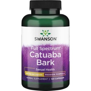 Swanson Catuaba bark 465 mg 120 kapsułek