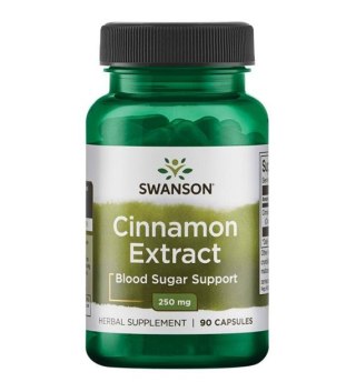 Swanson Cinnamon Extract (ekstrakt z cynamonu) 250 mg 90 kapsułek