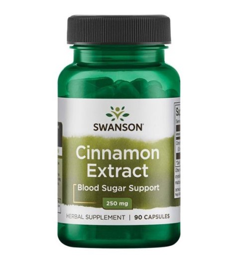 Swanson Cinnamon Extract (ekstrakt z cynamonu) 250 mg 90 kapsułek