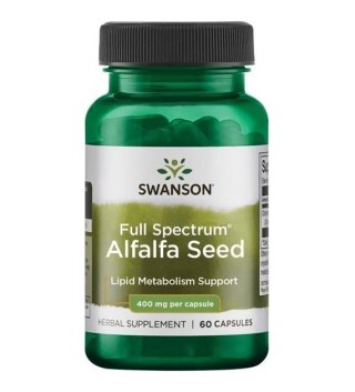 Swanson Full Spectrum Alfalfa 400 mg 60 kapsułek