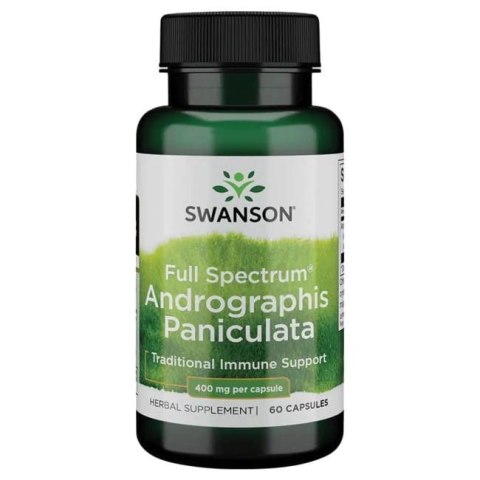 Swanson Full Spectrum Andrographis Paniculata 400 mg 60 kapsułek