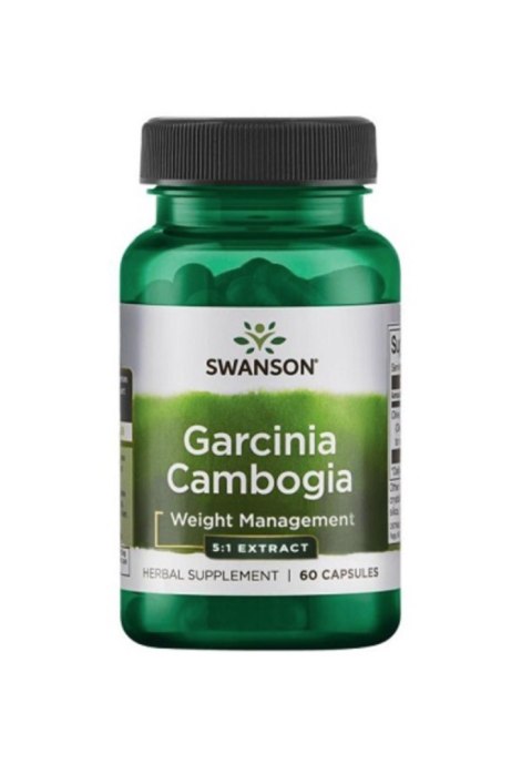 Swanson Garcinia Cambogia 5:1 Extract 80mg 60 kapsułek