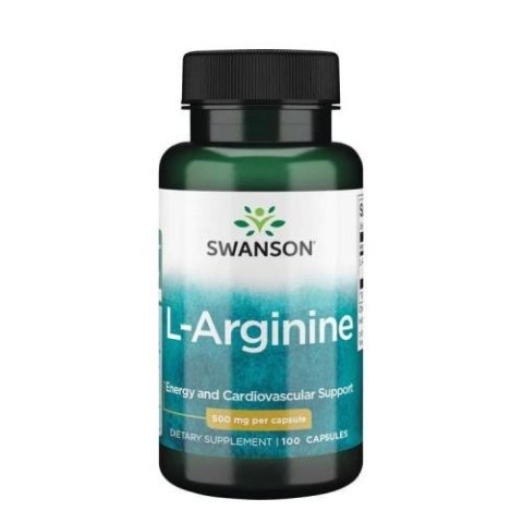 Swanson L-Arginina 500 mg 100 kapsułek