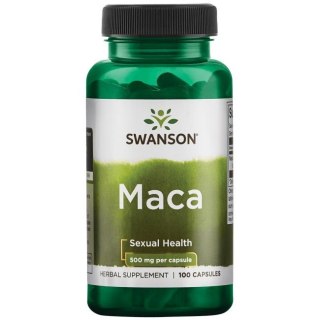 Swanson MACA ekstrakt 500 mg 100 kapsułek