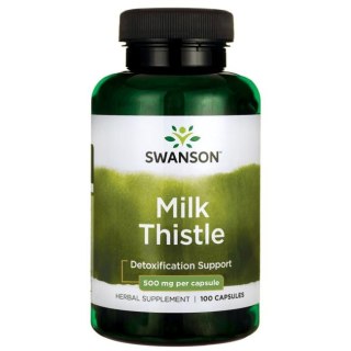 Swanson Milk thistle (Ostropest plamisty) 500 mg 100 kapsułek