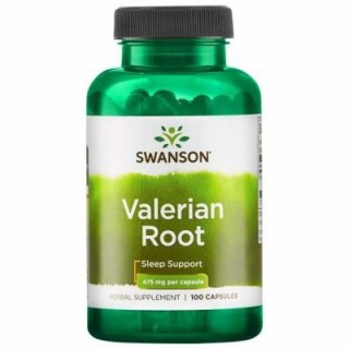 Swanson Valerian Roots (Kozłek Lekarski) 475 mg 100 kapsułek