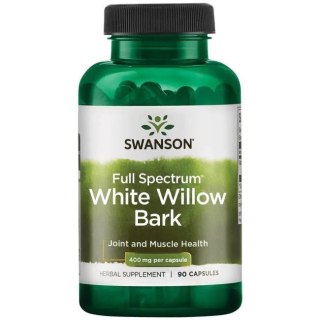 Swanson White Willow Bark (Biała Wierzba) 400 mg 90 kapsułek