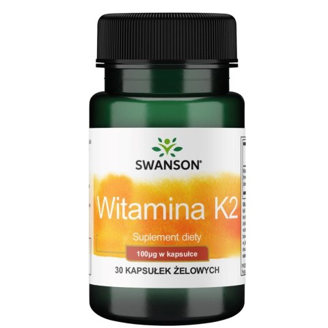 Swanson Witamina K2 naturalna 100 µg 30 kapsułek