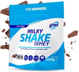 6PAK Milky Shake Whey 300g białko o smaku czekoladowym