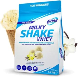 6PAK Milky Shake Whey 700g białko WPC o smaku lodów waniliowych