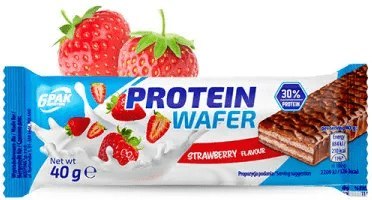 6PAK Proteinowy Wafel 40g o smaku truskawkowym