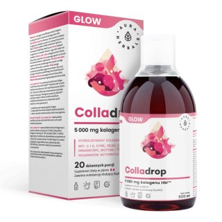 Aura Herbals Colladrop Glow kolagen morski 5000 mg 500 ml