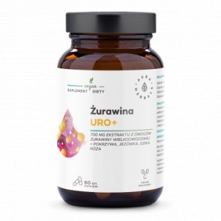 Aura Herbals Żurawina Uro+ 60 kapsułek