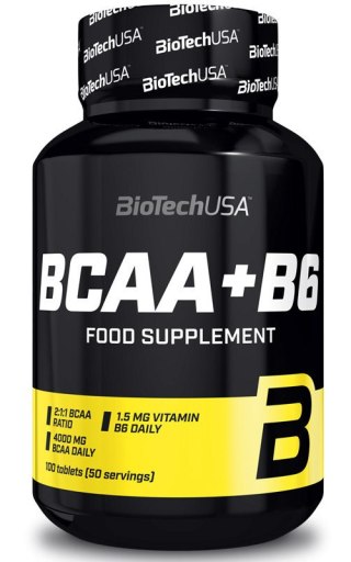 BioTech USA BCAA+ Witamina B6 100 tabletek