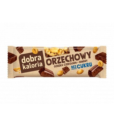 Dobra Kaloria Baton orzechowy gorzka czekolada 30g