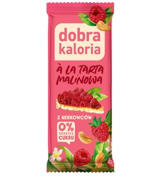 Dobra Kaloria Baton z nerkowców a'la tarta malinowa 35g