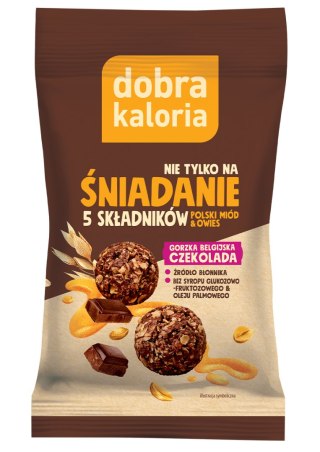 Dobra Kaloria Kulki Śniadanie gorzka czekolada i owies 40g