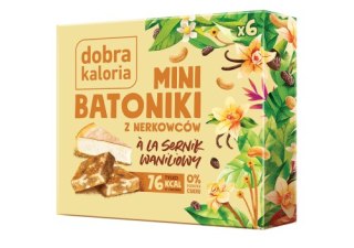 Dobra Kaloria Mini Batoniki z nerkowców a'la sernik waniliowy 102g