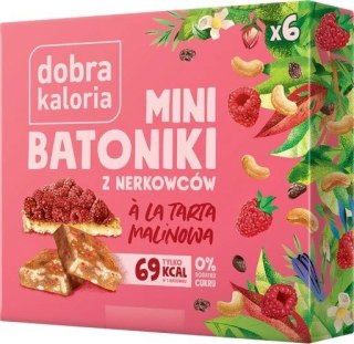 Dobra Kaloria Mini Batoniki z nerkowców a'la tarta malinowa 102g