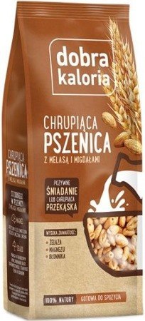 Dobra kaloria Chrupiąca pszenica z melasą i migdałami 120g