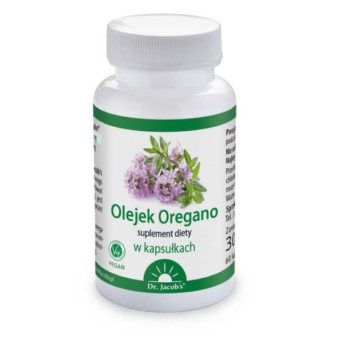 Dr. Jacob's Olejek Oregano 60 kapsułek