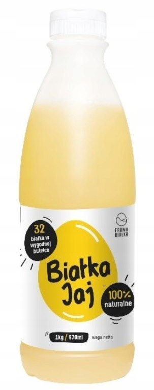 Farma Białka 100% Płynne Czyste Białka jaj kurzych 1 kg