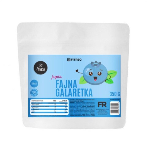 FitRec Fajna Galaretka Jagoda 350g