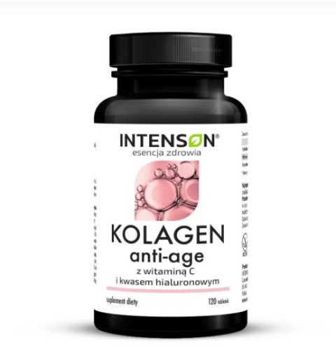 Intenson Anti-Age Kolagen + Kwas Hialuronowy + Witamina C 120 tabletek