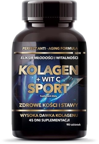 Intenson Sport Kolagen + Witamina C 90 tabletek